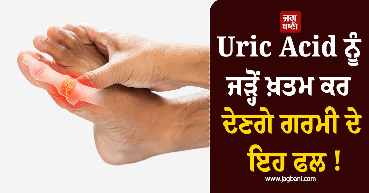 Uric Acid ਨੂੰ ਜੜ੍ਹੋਂ ਖ਼ਤਮ ਕਰ ਦੇਣਗੇ ਗਰਮੀ ਦੇ ਇਹ ਫਲ ! ਜਾਣੋ ਹੈਰਾਨੀਜਨਕ ਫਾਇਦੇ