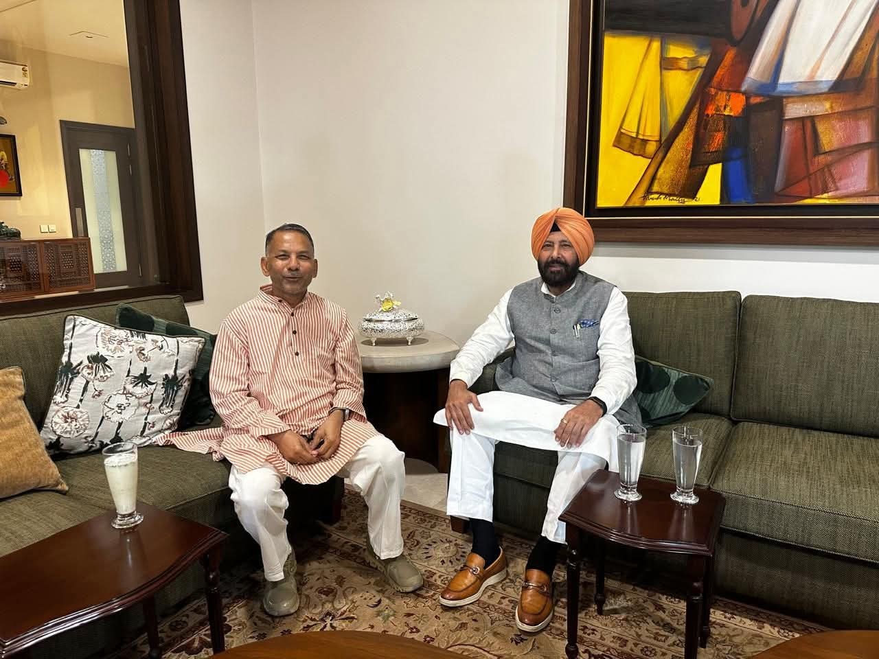 ਭਾਜਪਾ ਪ੍ਰਦੇਸ਼ ਪ੍ਰਧਾਨ ਕੇਵਲ ਢਿੱਲੋਂ ਨੇ ਰਾਜਿੰਦਰ ਗੁਪਤਾ ਨਾਲ ਕੀਤੀ ਮੁਲਾਕਾਤ