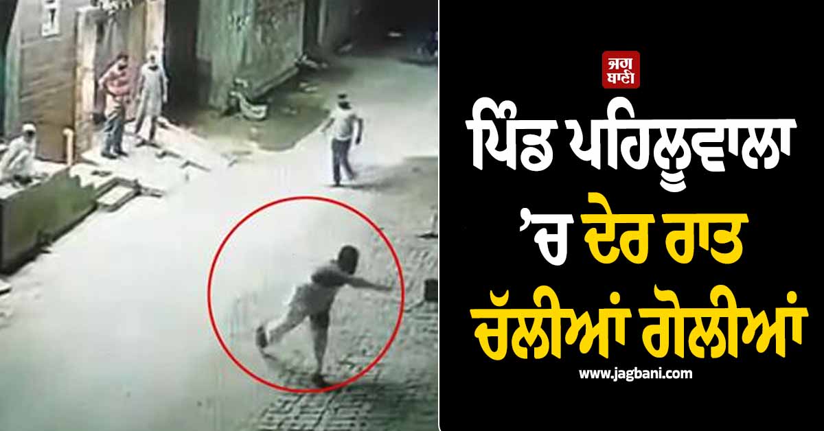 ਪਿੰਡ ਪਹਿਲੂਵਾਲਾ ’ਚ ਦੇਰ ਰਾਤ ਚੱਲੀਆਂ ਗੋਲੀਆਂ, ਗੁਆਂਢੀਆਂ 'ਚ ਹੋਏ ਟਕਰਾਅ ਕਾਰਣ ਸਹਿਮ ਗਿਆ ਪੂਰਾ ਪਿੰਡ