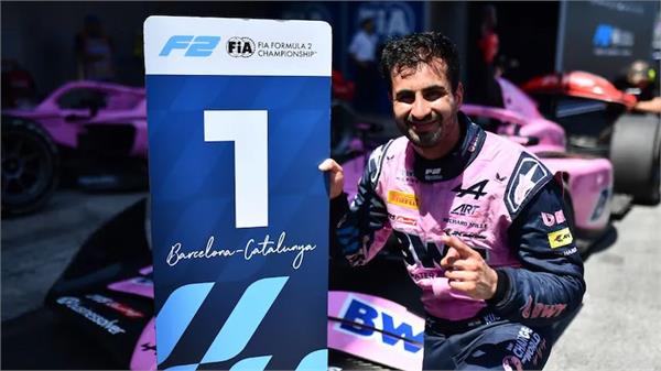 india  s pride on the racing track  kush maini wins barcelona sprint race