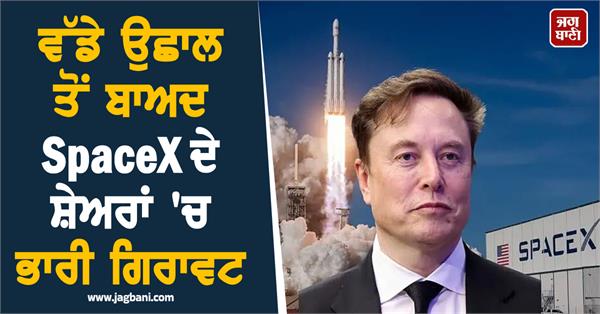spacex shares fall sharply investors lose rs 47 lakh crore in two days