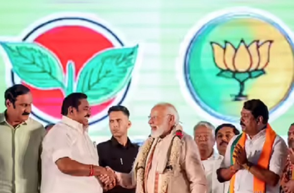 DMK ਨਾਲ ਹੱਥ ਮਿਲਾਏਗੀ BJP ! ਤਾਮਿਲਨਾਡੂ ''ਚ ਬਦਲ ਸਕਦੀ ਹੈ ਸਿਆਸੀ ਤਸਵੀਰ