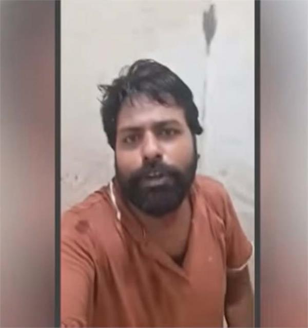 video viral of gangster manpreet singh manna accused in sidhu moosewala murder