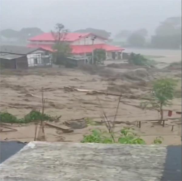arunachal  pusa  flood  4 missing  road repair