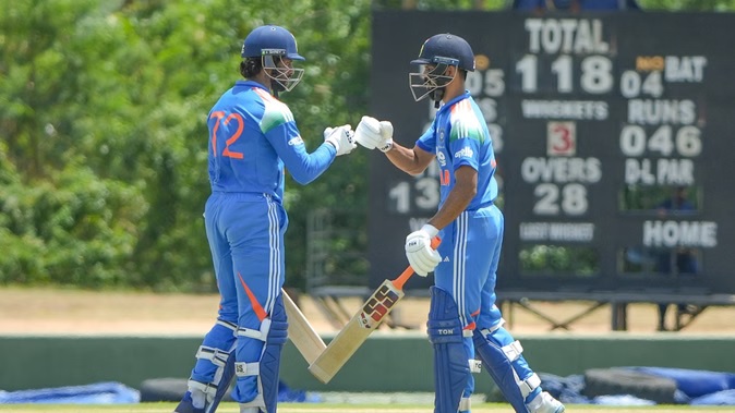IND A ਨੇ AFG A ਨੂੰ ਦਿੱਤਾ 350 ਦੌੜਾਂ ਦਾ ਟੀਚਾ, ਤਿੰਨ ਬੱਲੇਬਾਜ਼ਾਂ ਨੇ ਜੜੇ ਅਰਧ ਸੈਂਕੜੇ