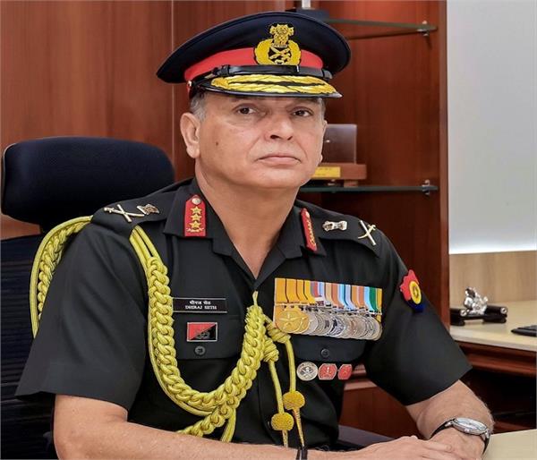 general dhiraj seth  army chief  charge