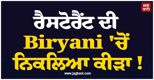 restaurant  biryani  worm  court  customer  free biryani