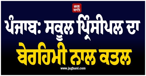 punjab school principal