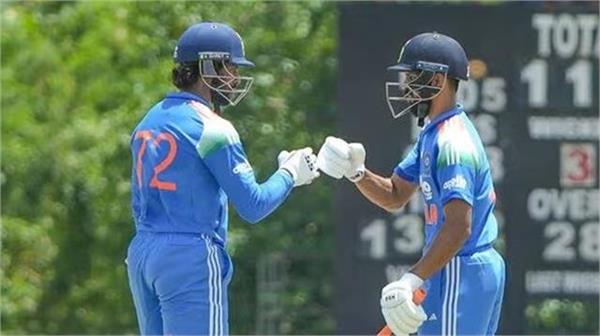 india a set 266 run target for sri lanka a