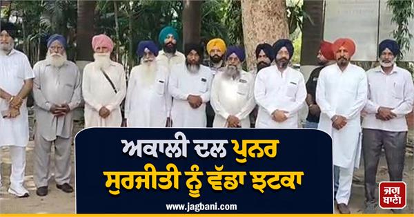 akali dal revived core committee member resigns