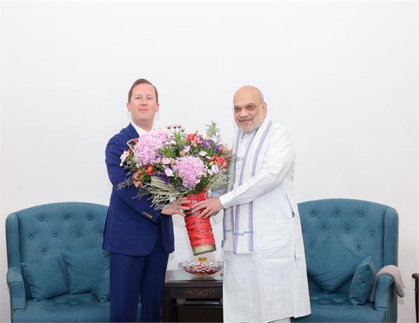 sergio gor  amit shah  meeting  new delhi  us ambassador