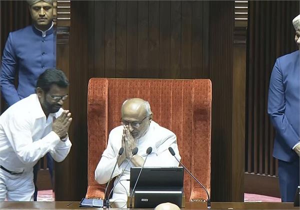 rajya sabha  cp radhakrishnan  new member  oath