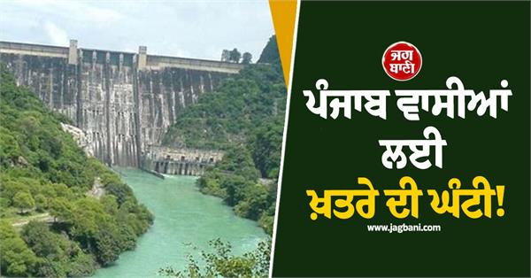 bhakra dam water level rises bbmb issued instructions