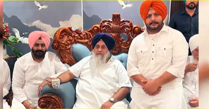 ਸੁਖਬੀਰ ਬਾਦਲ ਨੇ ਪਠਾਣਮਾਜਰਾ ਨਾਲ ਕੀਤੀ ਮੁਲਾਕਾਤ, ਛਿੜੀ ਨਵੀਂ ਚਰਚਾ