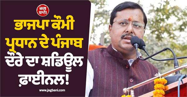 nitin nabin punjab visit
