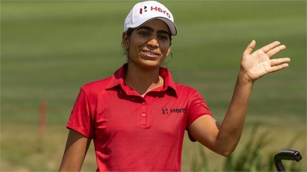 diksha best among indians  tied for fifth place