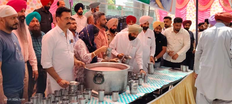 ਸ਼ੇਰੇ-ਏ-ਪੰਜਾਬ ਮਹਾਰਾਜਾ ਰਣਜੀਤ ਸਿੰਘ ਦੀ ਬਰਸੀ ਮੌਕੇ ਭਾਜਪਾ ਨੇ 117 ਹਲਕਿਆਂ ''ਚ ਛਬੀਲਾਂ ਲਗਾਈਆਂ: ਕੇਵਲ ਢਿੱਲੋਂ