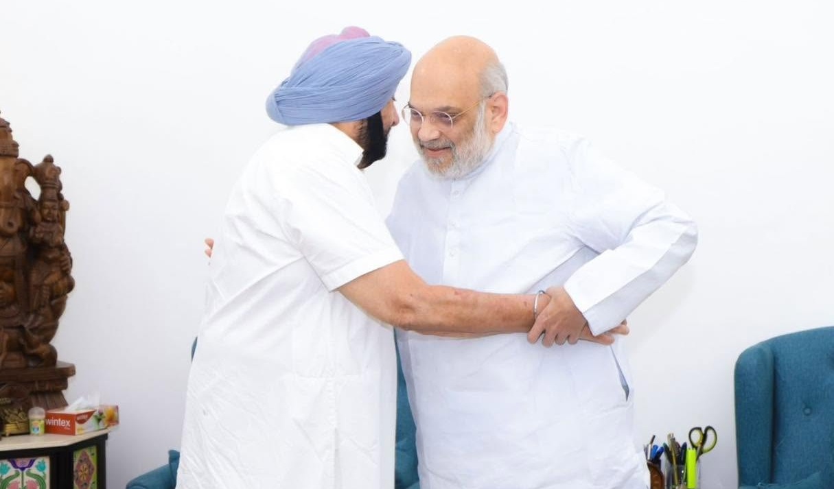 ਕੈਪਟਨ ਅਮਰਿੰਦਰ ਸਿੰਘ ਨੇ ਅਮਿਤ ਸ਼ਾਹ ਨਾਲ ਕੀਤੀ ਮੁਲਾਕਾਤ