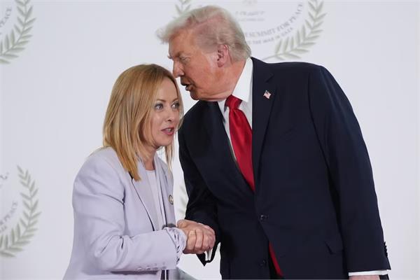 italy pm giorgia meloni us president trump