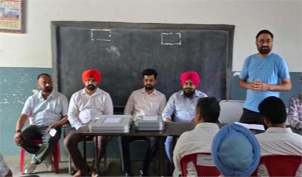 election staff held rehearsal for municipal council shamchurasi elections