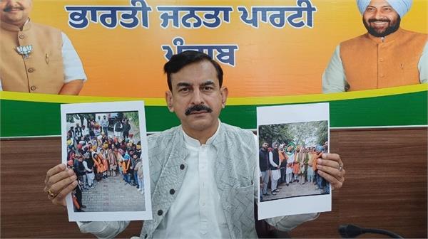 pictures of mla anmol gagan mann with drug smuggling  joshi