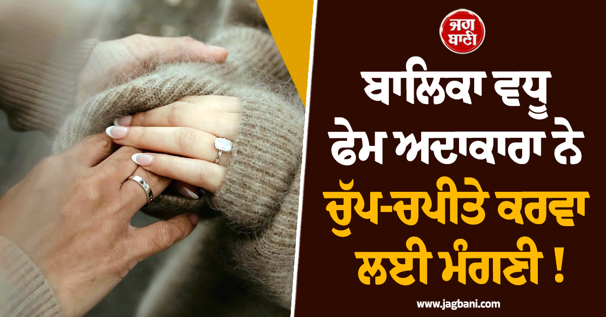 ਬਾਲਿਕਾ ਵਧੂ ਫੇਮ ਅਦਾਕਾਰਾ ਨੇ ਚੁੱਪ-ਚਪੀਤੇ ਕਰਵਾ ਲਈ ਮੰਗਣੀ ! ਸੋਸ਼ਲ ਮੀਡੀਆ ''ਤੇ ਫੋਟੋਆਂ ਕੀਤੀਆਂ ਸਾਂਝੀਆਂ