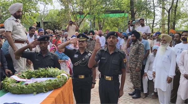 agniveer cremated with state honours