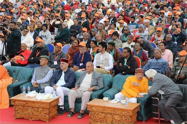 first   sindhu kumbh    yatra concluded with pomp and show in leh