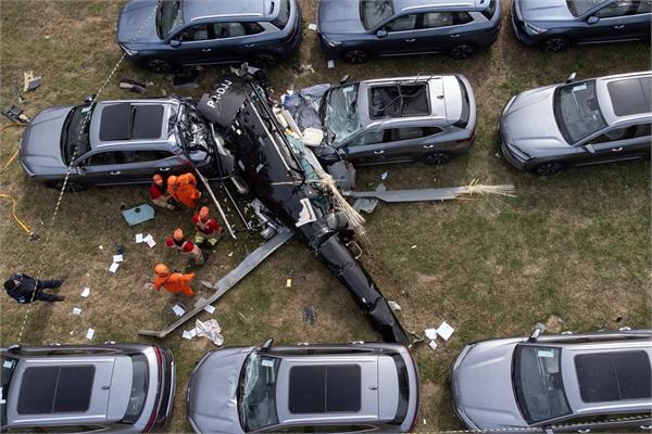 6 killed after two helicopters collide mid air in rio de janeiro