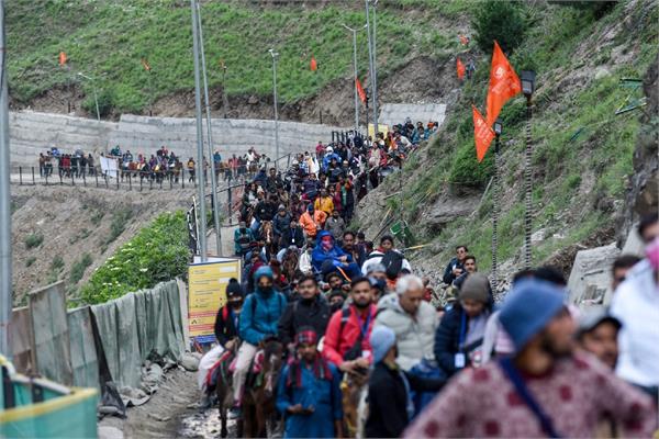 new record created in amarnath yatra
