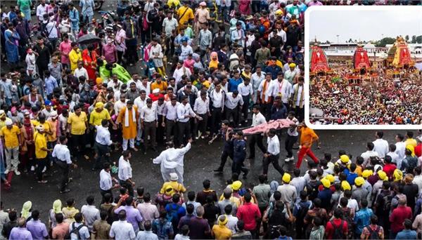 stampede like situation during puri jagannath rath yatra