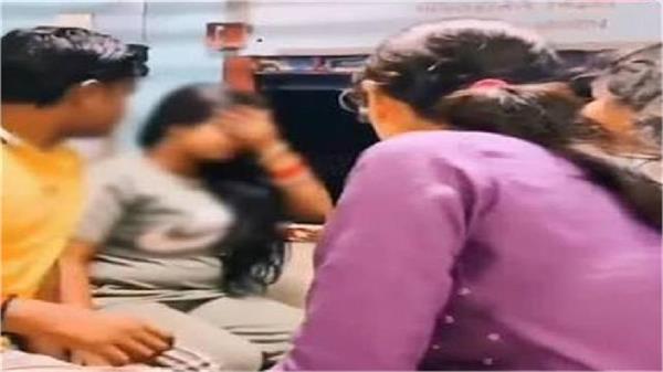 shameful act in train