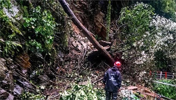 landslide near gaurikund