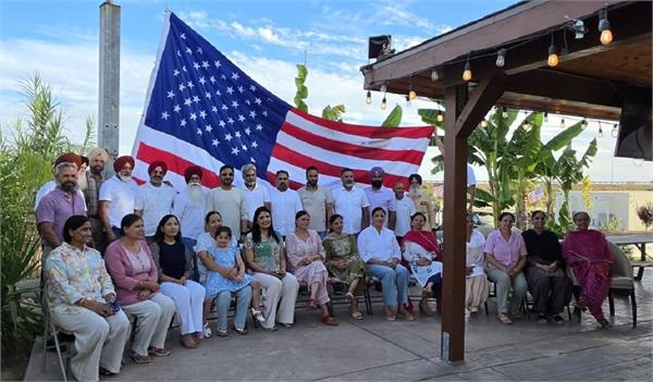 punjabi community celebrates america  s independence day