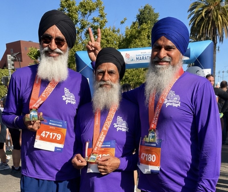 ਸੈਨ ਫਰਾਂਸਿਸਕੋ ਮੈਰਾਥਨ ਦੇ 5K ਡਬਲ ਚੈਲੈਂਜ ''ਚ ਪੰਜਾਬੀਆਂ ਦੀ ਸ਼ਾਨਦਾਰ ਭਾਗੀਦਾਰੀ
