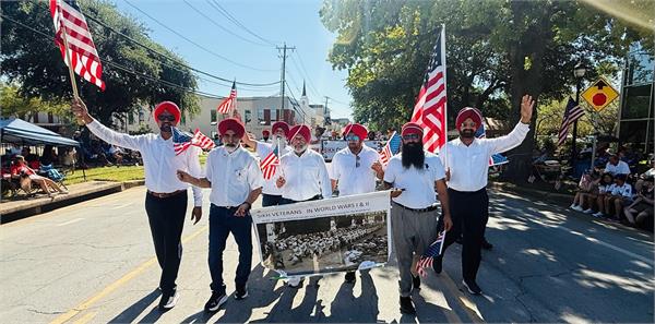 sikh community presence in independence day parade