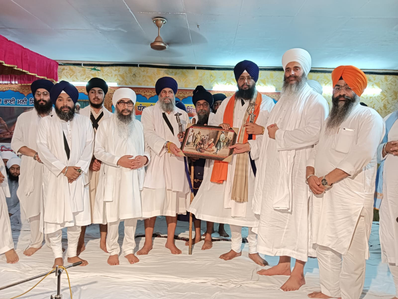 ਭਾਈ ਮਨੀ ਸਿੰਘ ਜੀ ਦਾ ਸ਼ਹੀਦੀ ਦਿਹਾੜਾ ਡੇਰਾ ਸੰਤ ਅਮੀਰ ਸਿੰਘ ਵਿਖੇ ਉਤਸ਼ਾਹ ਨਾਲ ਮਨਾਇਆ