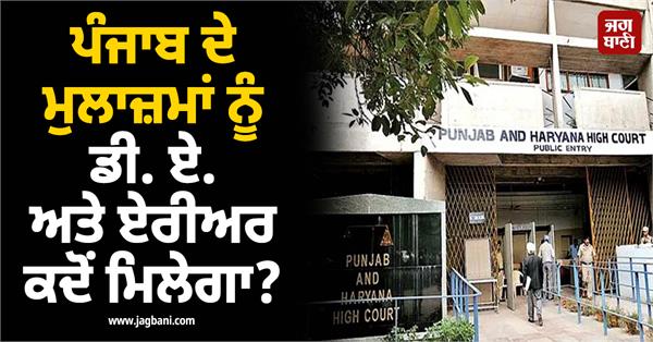 when will punjab employees get da 