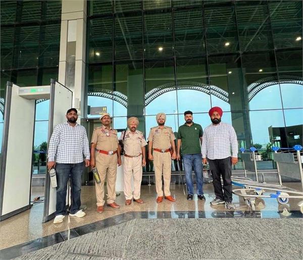 security increased at adampur airport