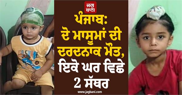 punjab painful death of two innocents