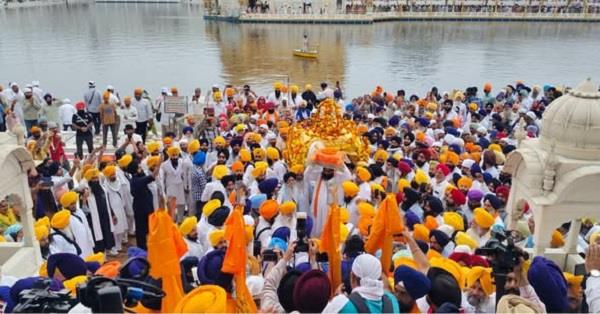 miri piri khalsa march begins from sri akal takht sahib