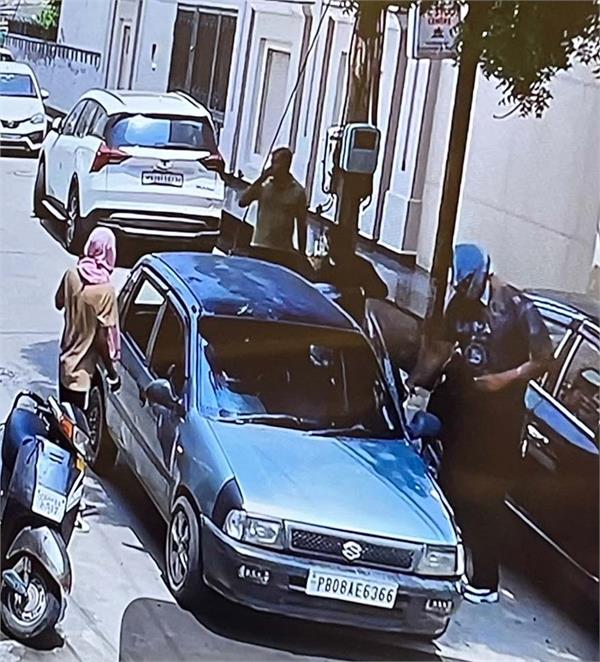 father and son attacked for stopping youths molesting girls