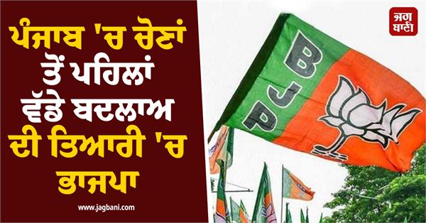 punjab bjp change