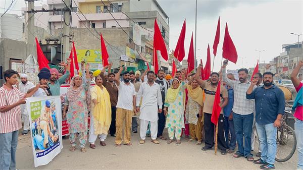 protest in barnala