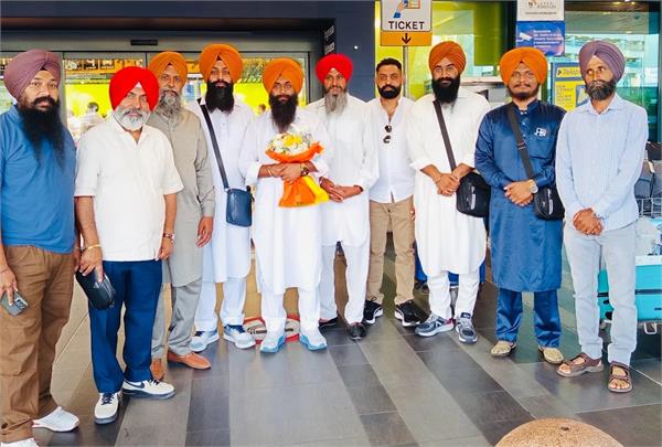 panthic leader bhai gurpartap singh padam reaches italy