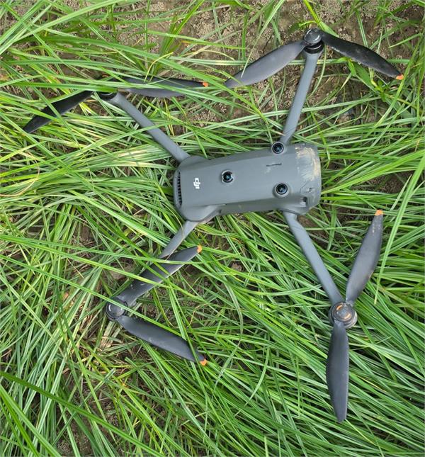 drone recovered from fields of border village in gurdaspur