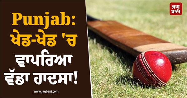 boy dies after being hit by cricket bat in moga