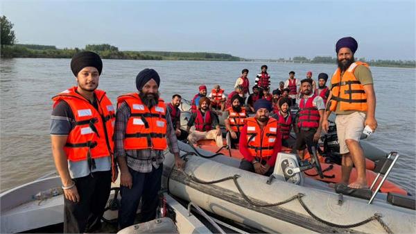 mock drill conducted in beas river to assess potential flood threat in punjab