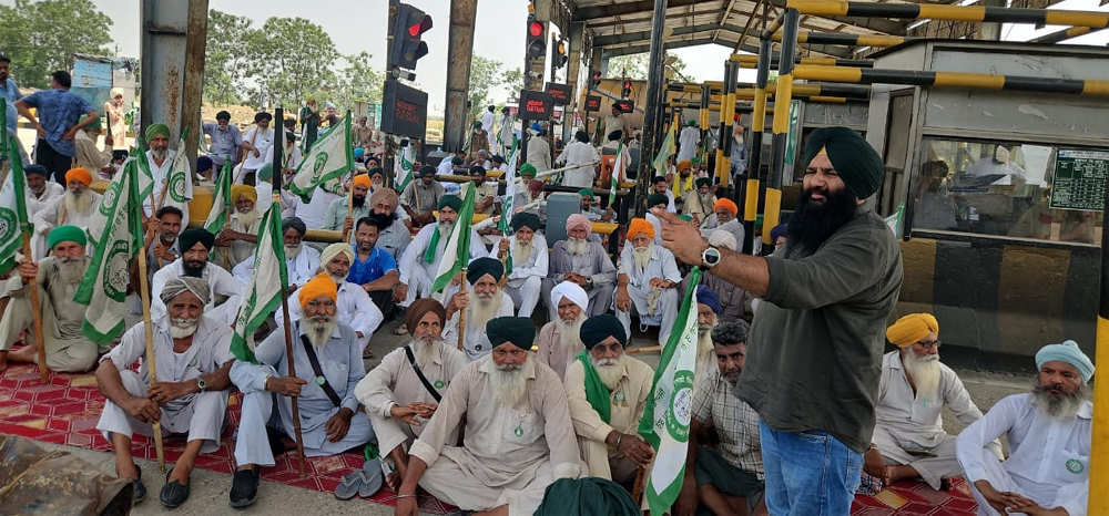 ਕਾਲਾਝਾੜ ਟੋਲ ਪਲਾਜ਼ਾ ਰਿਹਾ ਟੋਲ ਮੁਕਤ, ਬੀਕੇਯੂ ਏਕਤਾ (ਸਿੱਧੂਪੁਰ) ਦਾ ਵੱਡਾ ਰੋਸ ਪ੍ਰਦਰਸ਼ਨ