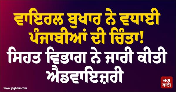 viral fever increases concern among punjabis